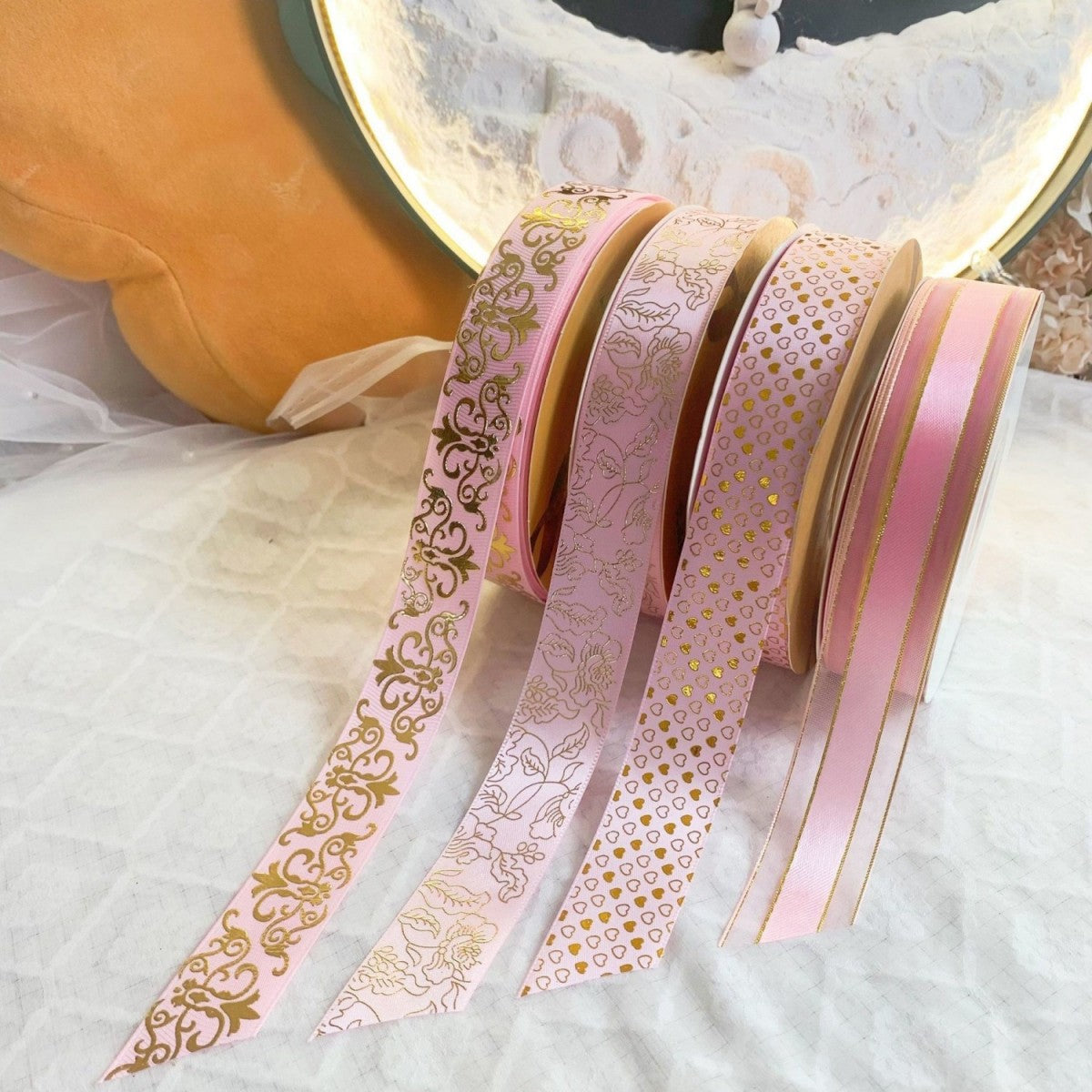 Ribbon Set(Four ribbons 2.5CM*5M)