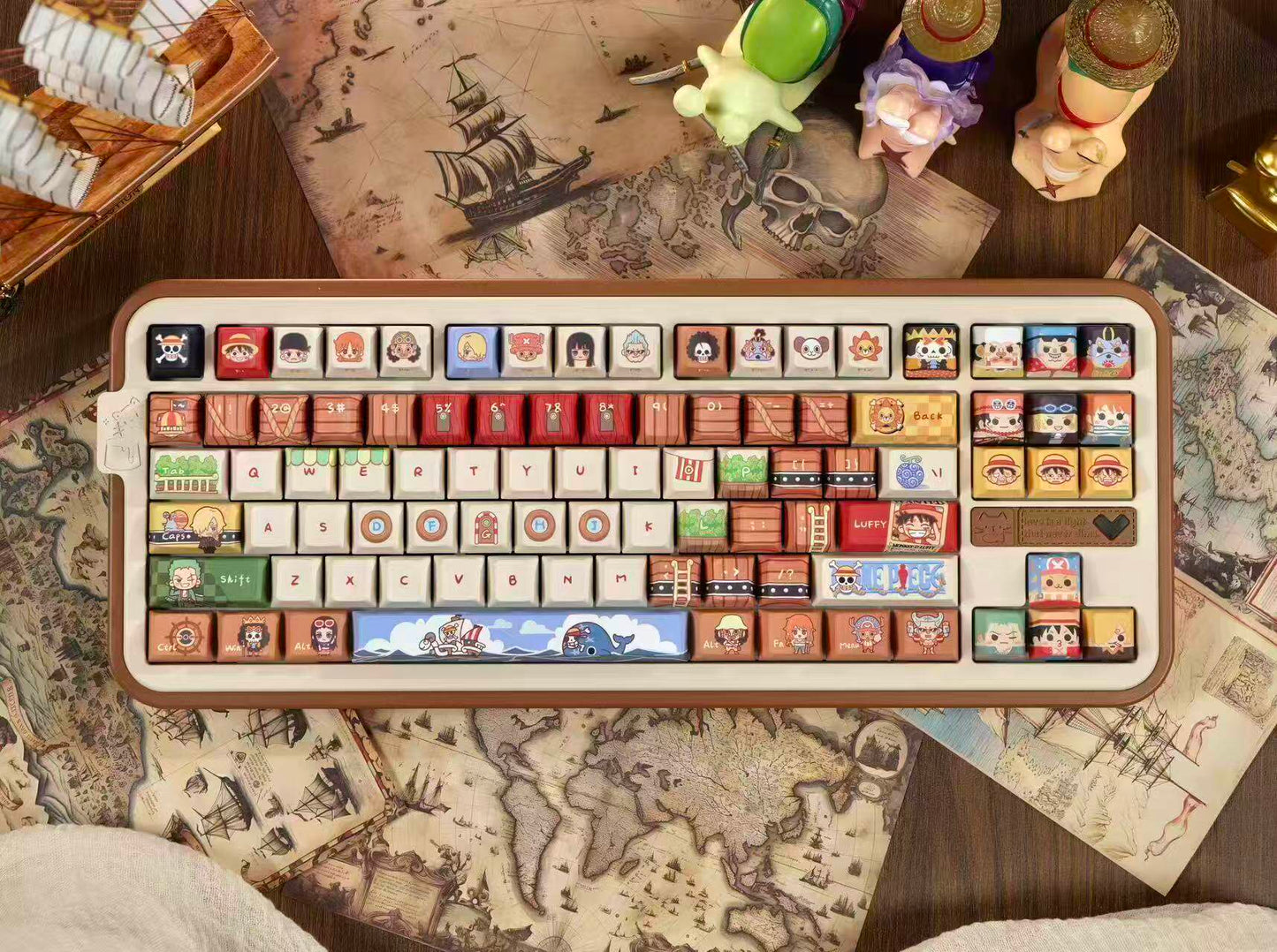 One Piece Custom Keycaps