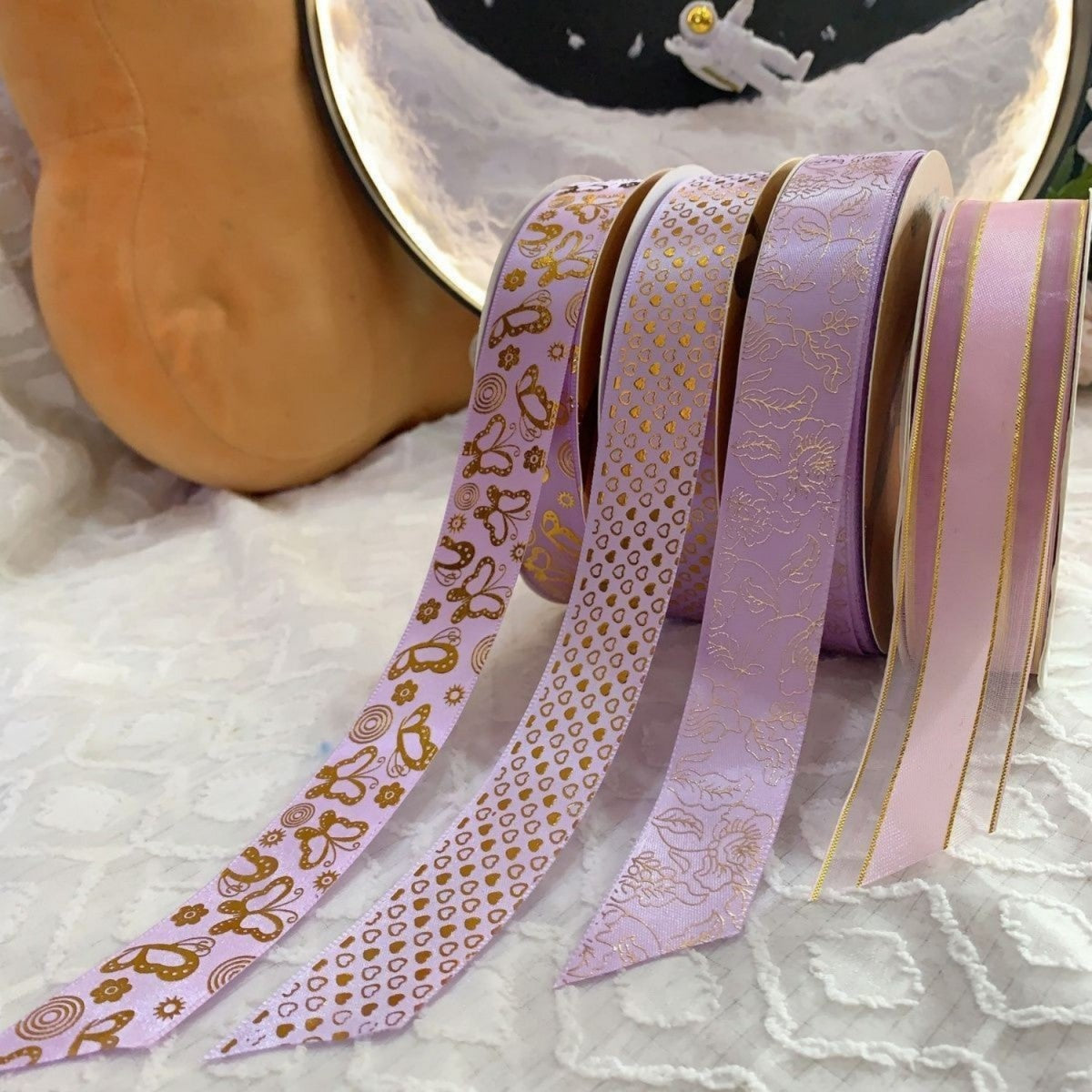 Ribbon Set(Four ribbons 2.5CM*5M)
